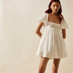 white free people dress size small